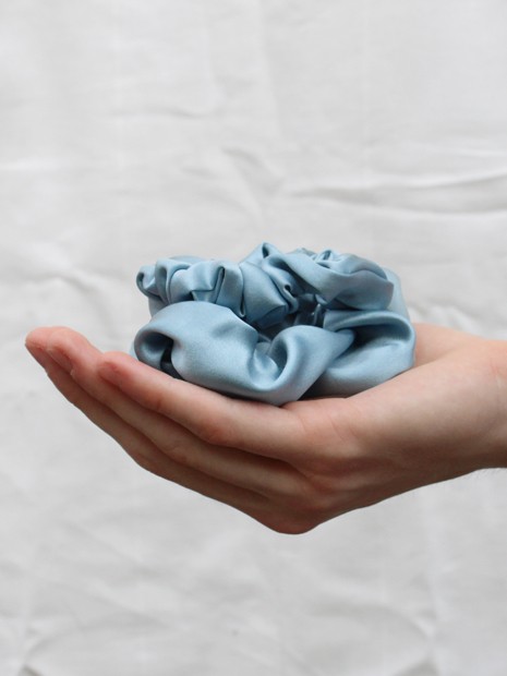 Scrunchie Set - summer sky-Scrunchies-Solunière | ethical silk