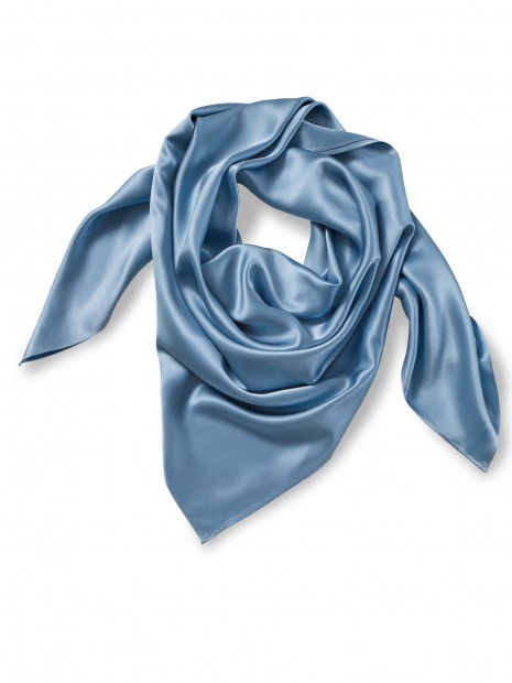 Peace Silk scarf - summer sky-Silk scarves & shawls-Solunière | ethical silk