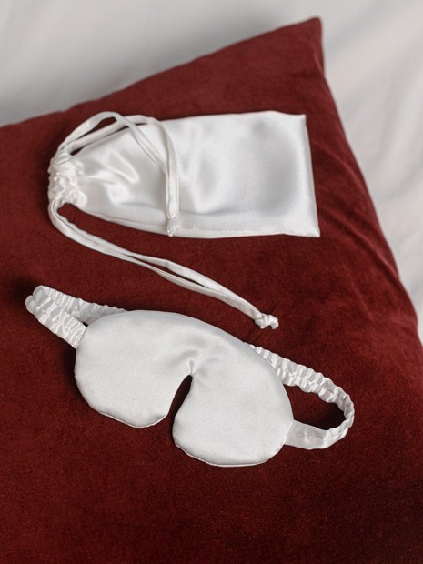 Schlafmaske - Perle-Für Augen-Solunière | ethical silk